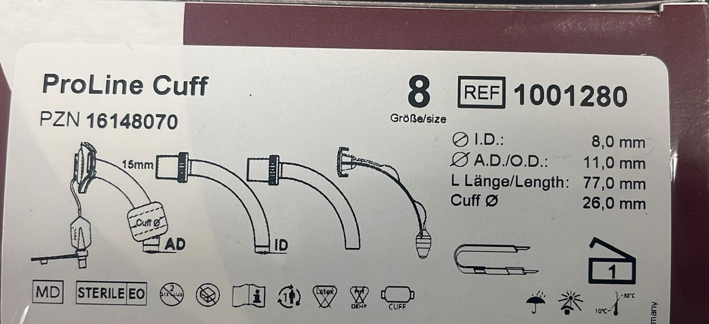 PROLİNE CUFF - PROLİNE KAFLI TRAKEOSTOMİ KANÜLÜ